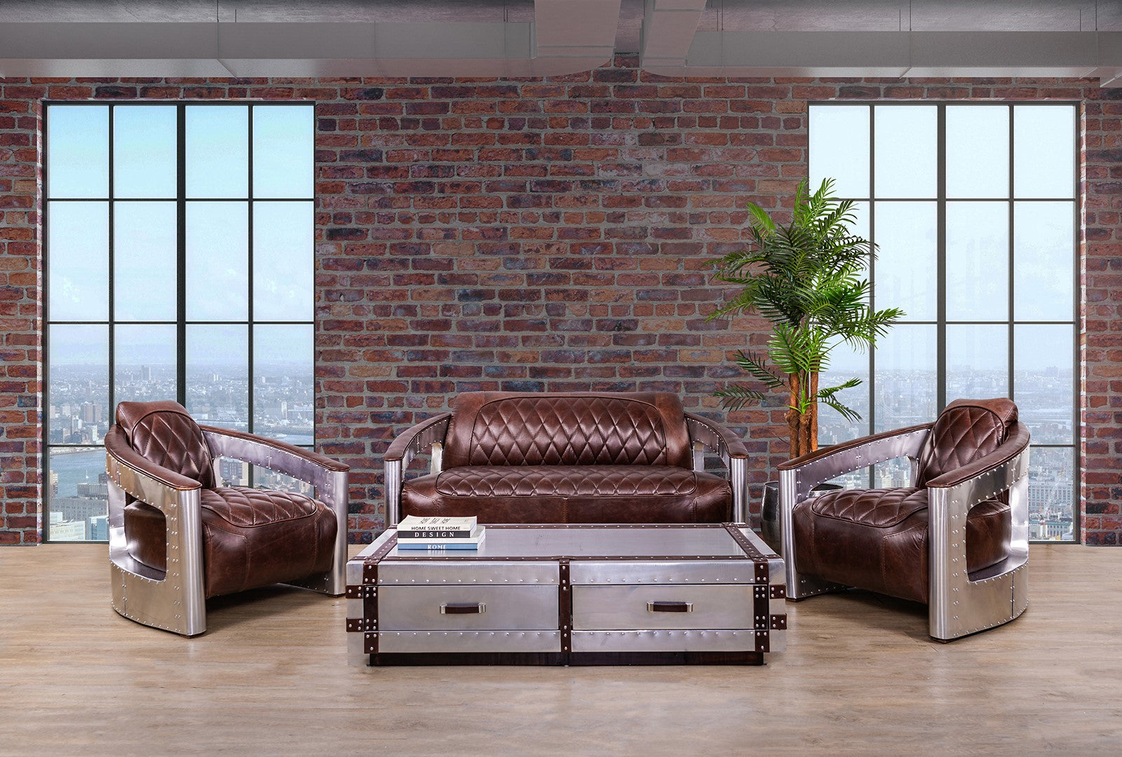 The concept of the industrial interior design