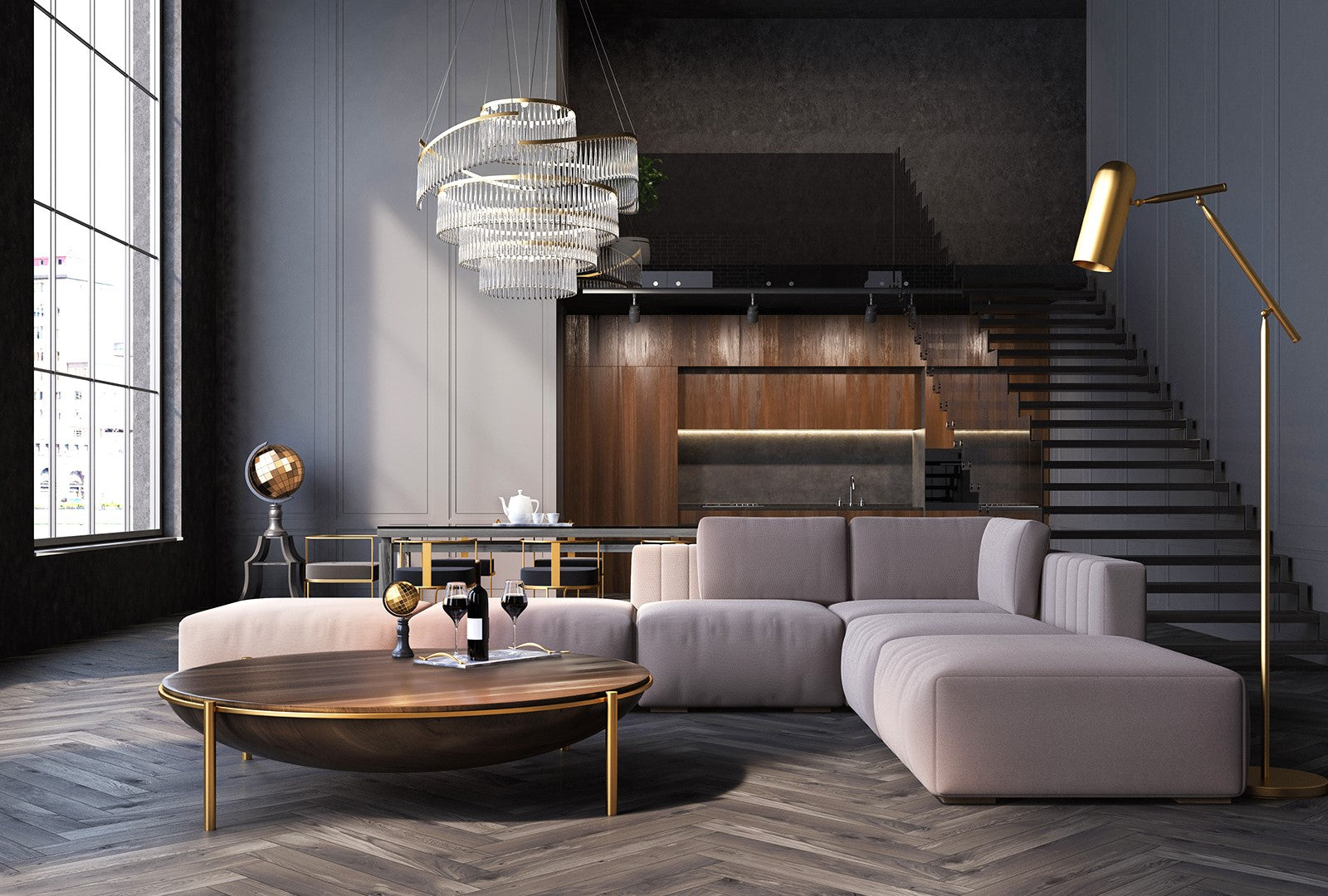 What are high-end interiors?