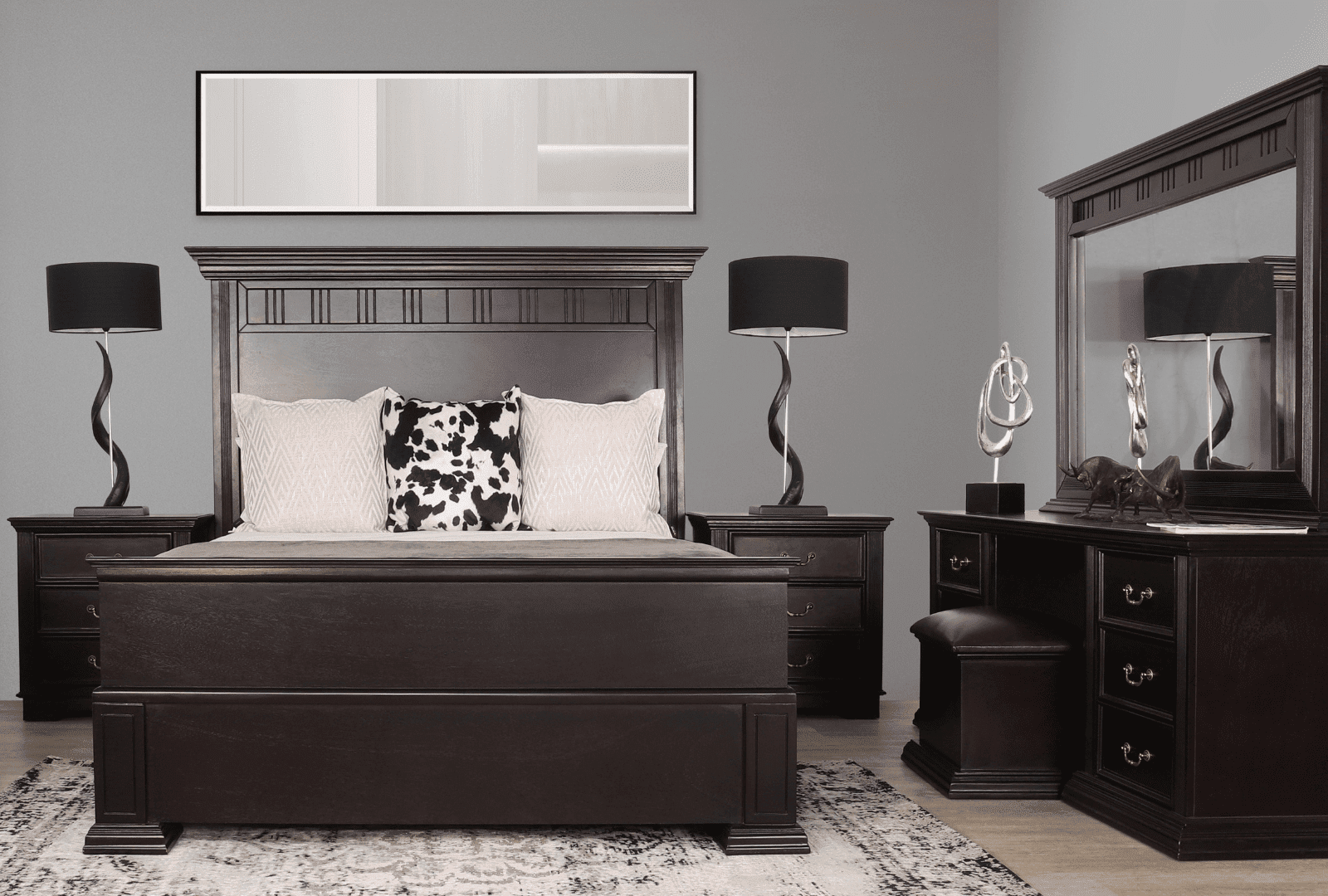 Your Dream Bedroom Awaits - Shop the Milan 5-piece Modern Bedroom Set!