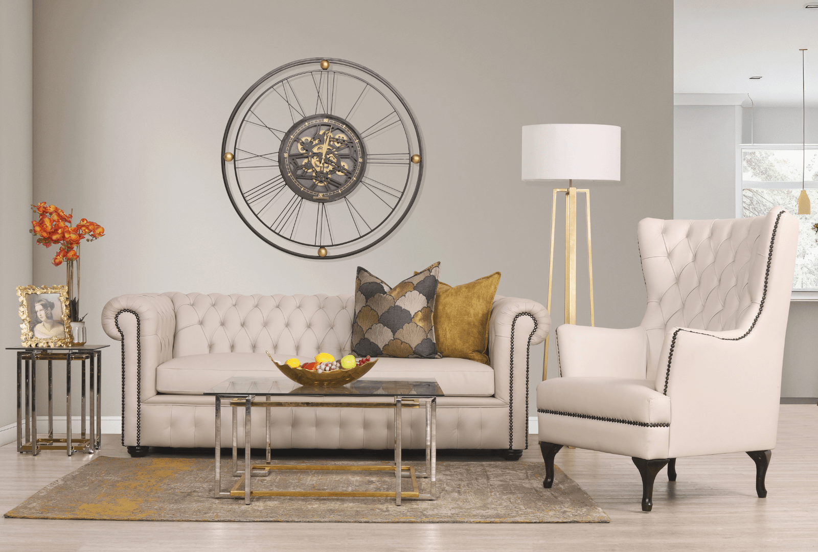 How to Make a 3-Seater Leather Couch Work in an Open-Plan Living Space