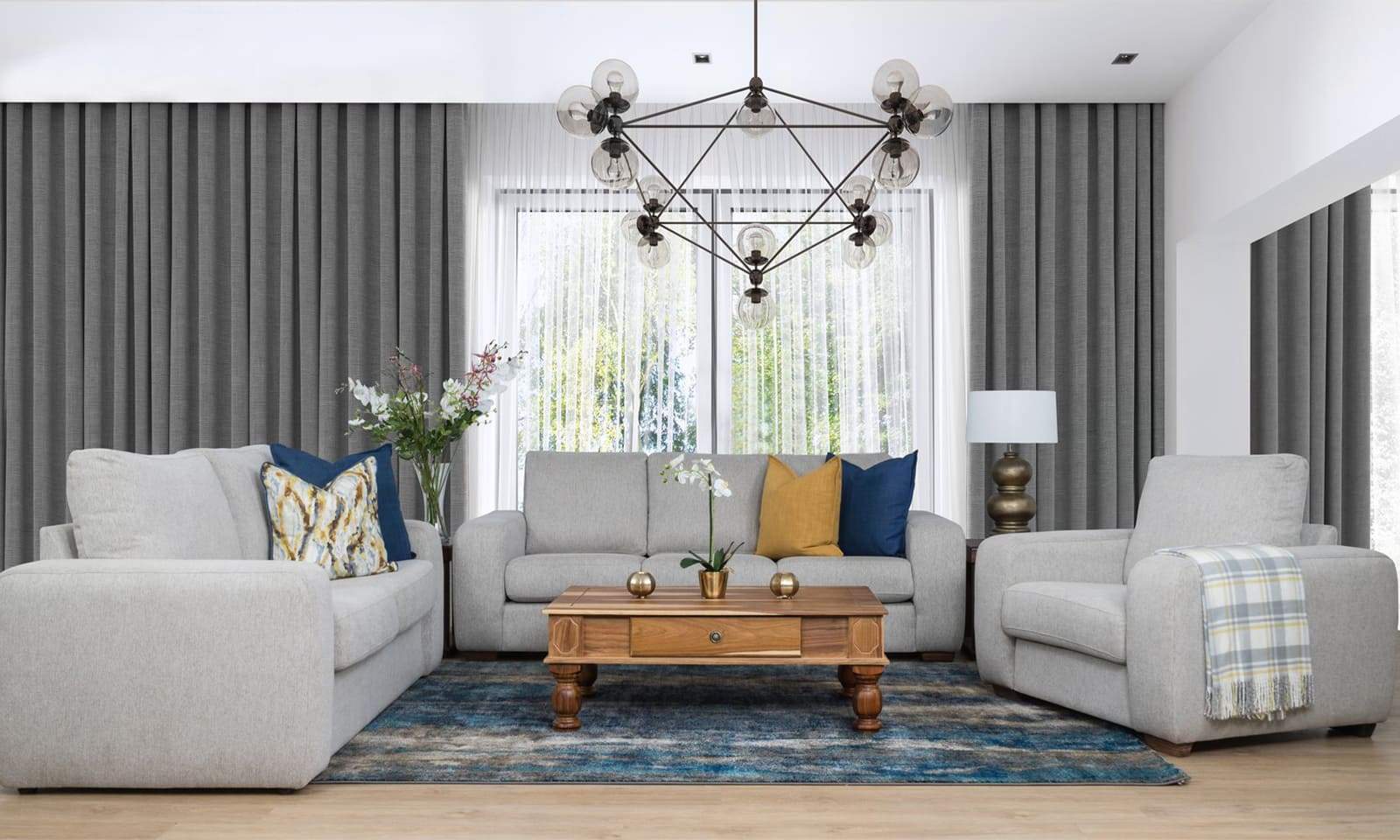HOW TO STYLE A MODERN FARMHOUSE INSPIRED LIVING ROOM