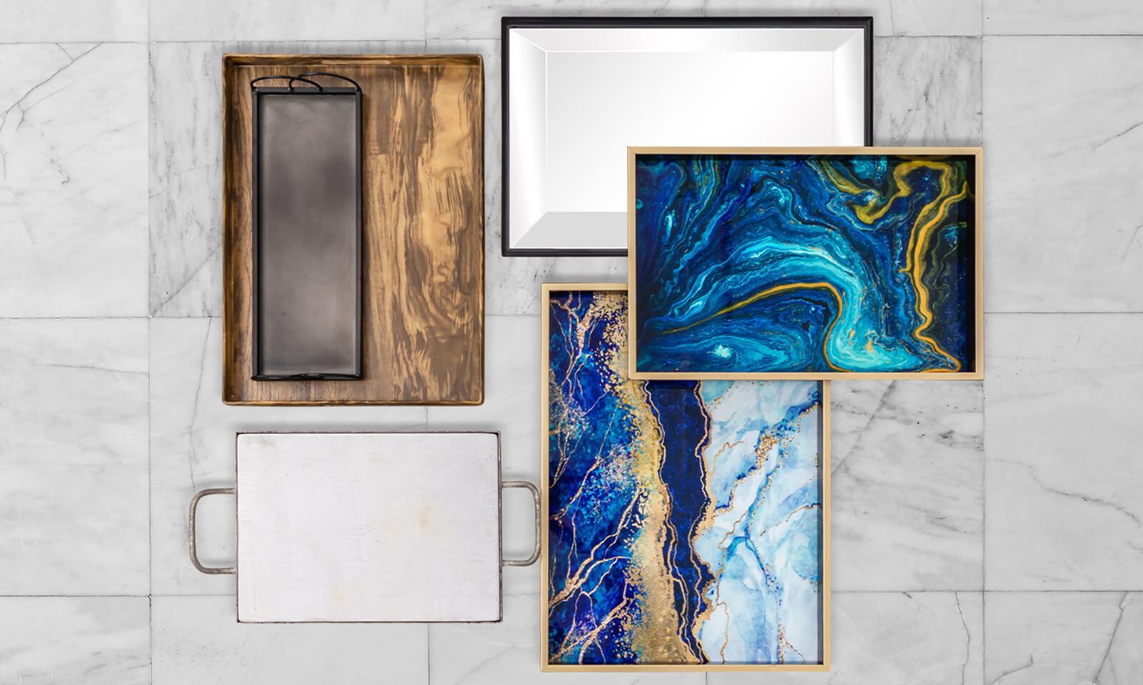 HOW TO DECORATE WITH TRAYS