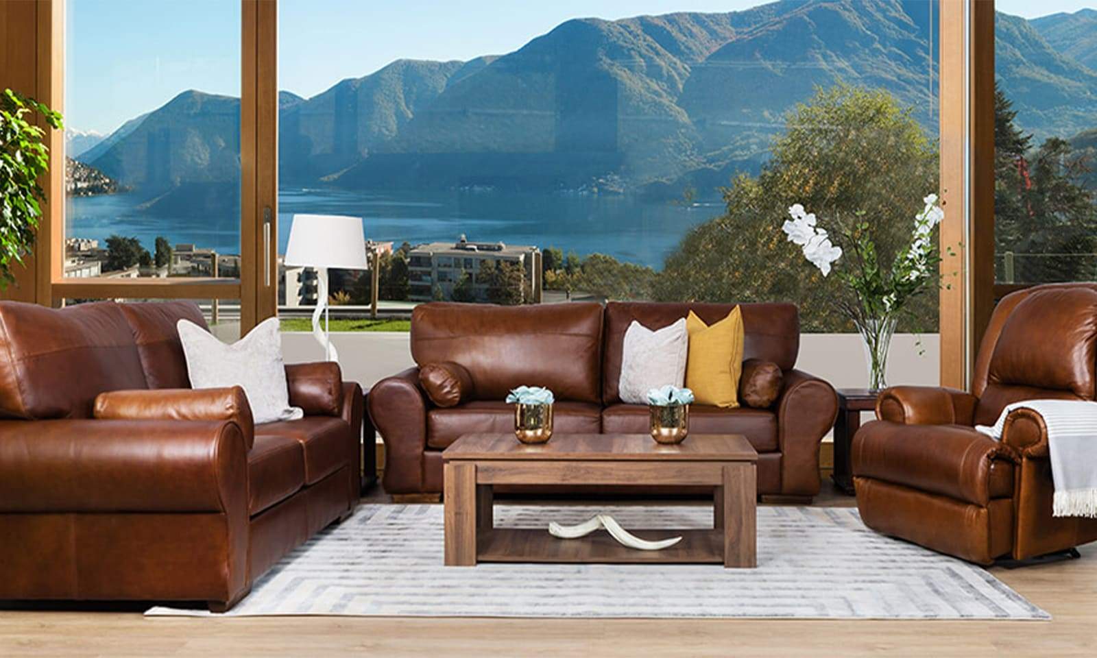 Cleaning and maintaining a leather lounge suite or sofa