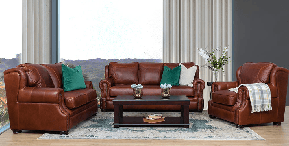 Highpoint Leather Sofa Suite