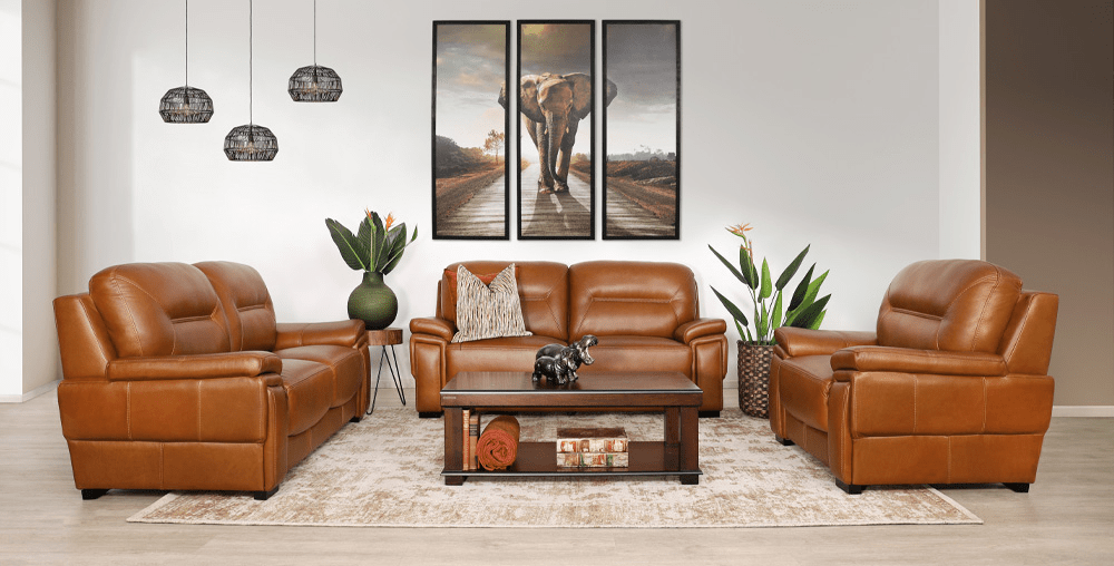 San Lorenze Leather Couches