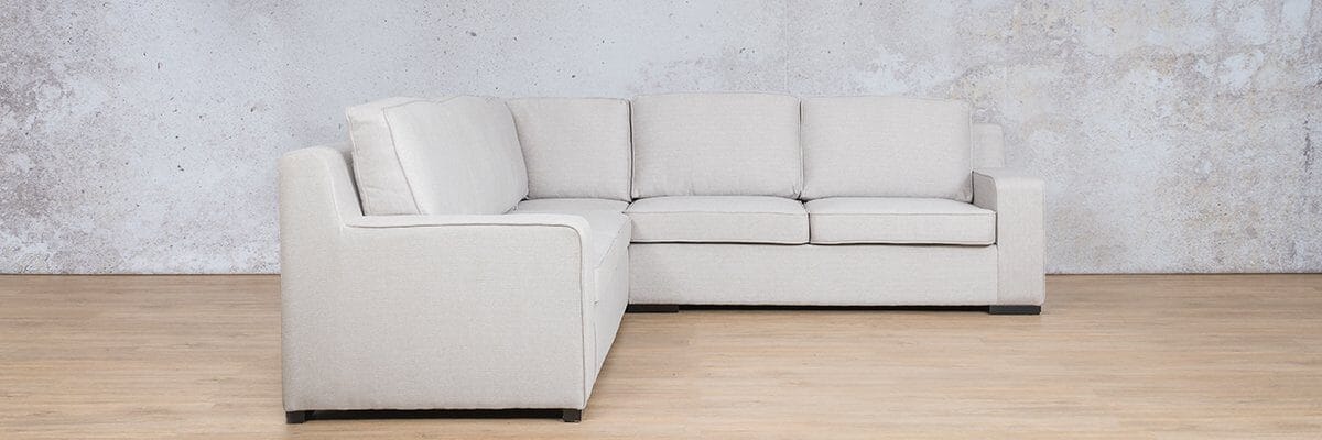 Rome Fabric L-Sectional 5 Seater - Available on Special Order Plan Only Fabric Corner Suite Leather Gallery 