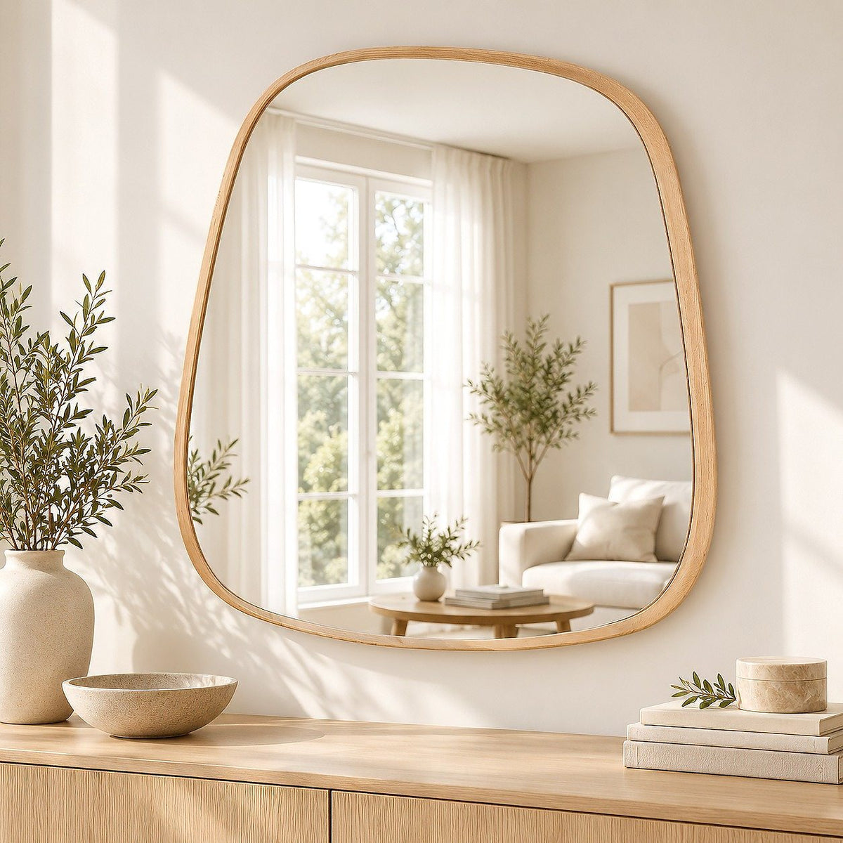 Aveline Mirror - Extra Large - Natural Oak