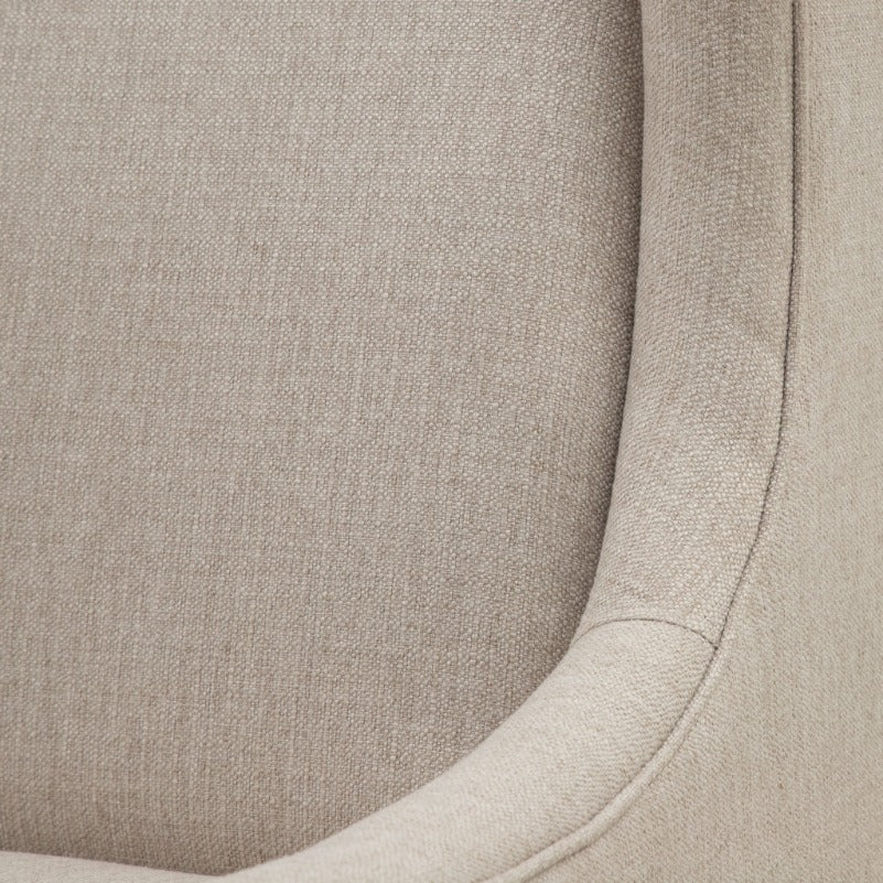 Amelia Armchair Fabric Occasional Chair - Cashew | Leather Gallery