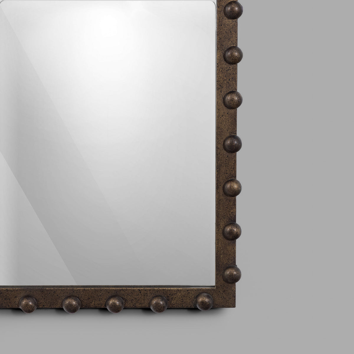Bassanio Floor Mirror - Dark Antique Gold