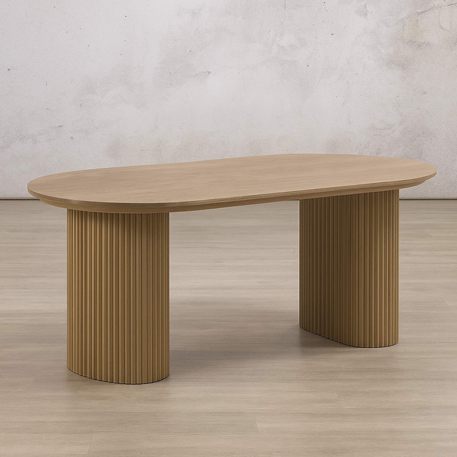 Bishop light dining table - Natural | Gallery Everyday by Leather Gallery