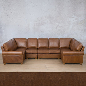 Salisbury Leather Modular U-Sofa Sectional Leather Sectional Leather Gallery 