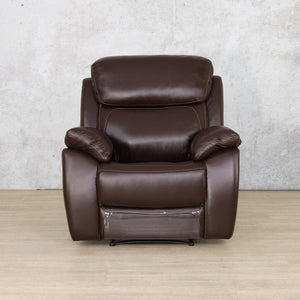 Capri 1 Seater Leather Recliner Leather Recliner Leather Gallery Choc 