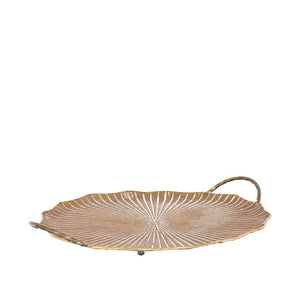 Faux Large Lotus Leaf Tray Trays Leather Gallery 