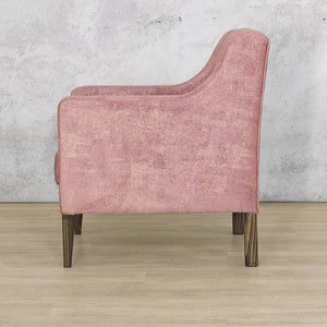 Julia Fabric Armchair - Fuchsia Pink Fabric Armchair Leather Gallery 