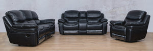 Geneva 3+2+1 Home Theatre Suite Leather Recliner Leather Gallery 
