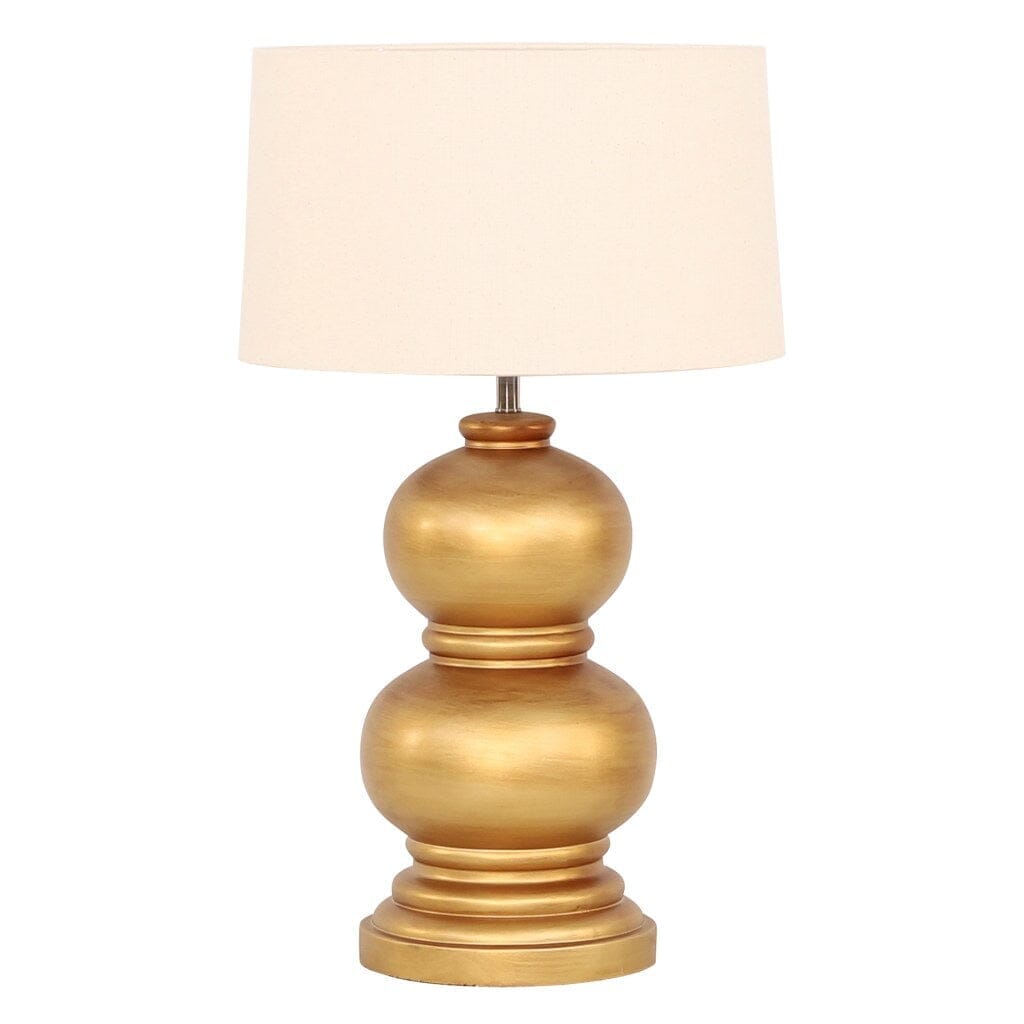 Harvey Resin Lamp Gold + Temple Mist Shade Desk Lamp Leather Gallery 