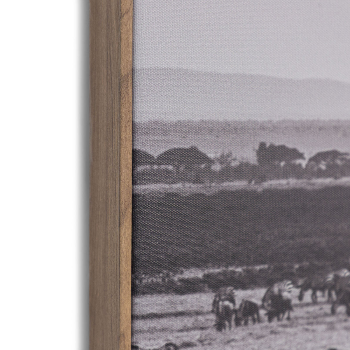 Leather Gallery | Herds of Tsavo Artwork Decor Painting