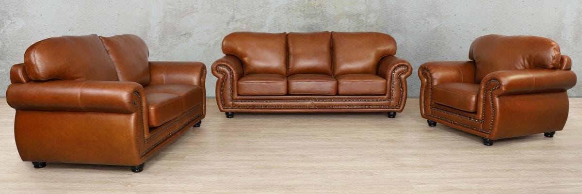 Isilo 3+2+1 Leather Sofa Suite - Available on Special Order Plan Only Leather Sofa Leather Gallery 