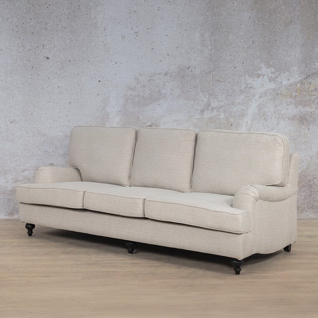 Liberty Fabric 3 Seater Sofa Fabric Sofa Leather Gallery Oyster 