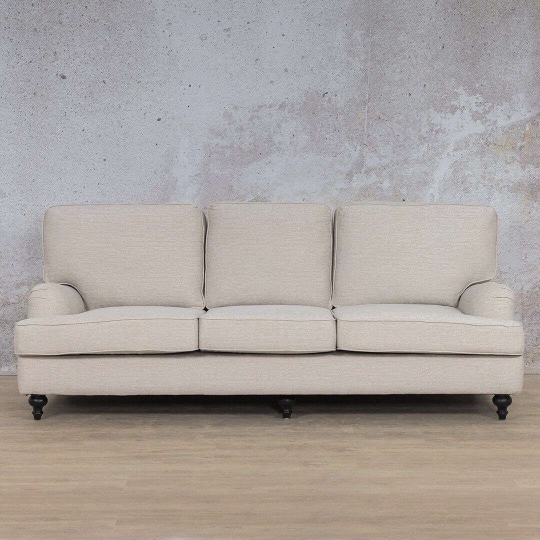Liberty Fabric 3 Seater Sofa Fabric Sofa Leather Gallery Oyster 