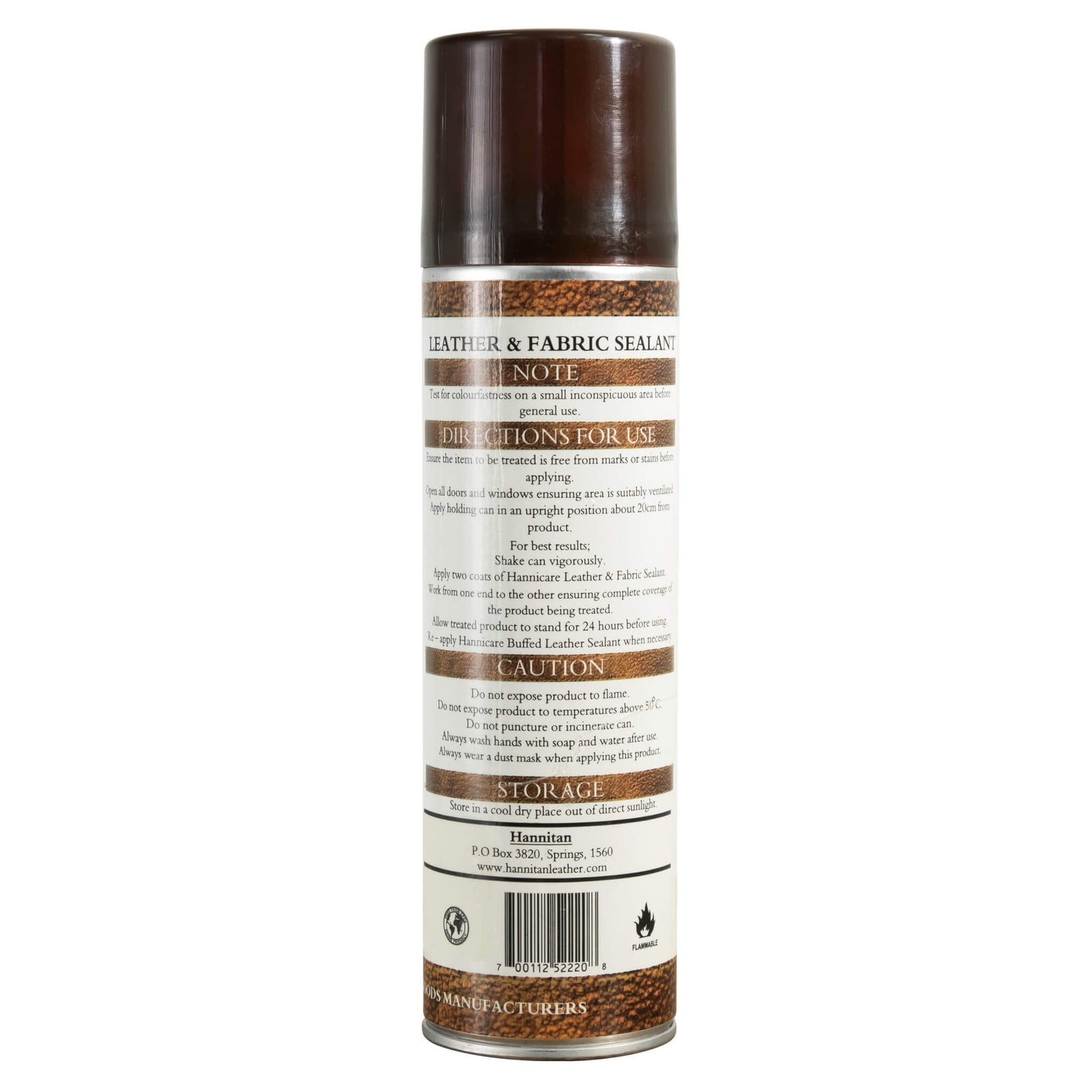 Hannicare Sealant (300ml) for leather furniture and fabric. Protects all leather types and upholstery with advanced stain prevention. Leather Furniture, Fabric, Stain Prevention