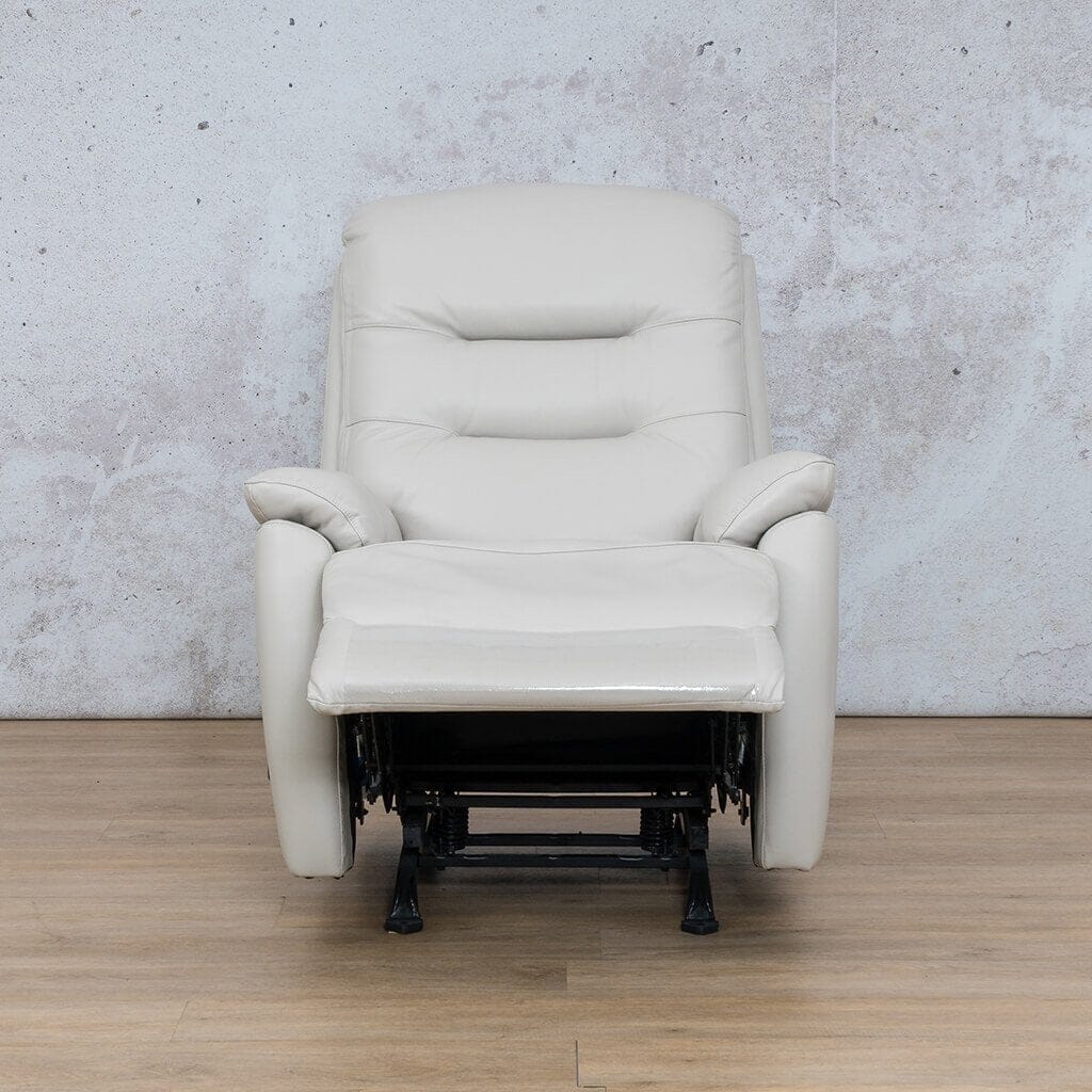 Dallas Leather Rocker Recliner - Available on Special Order Plan Only Leather Recliner Leather Gallery Beige 