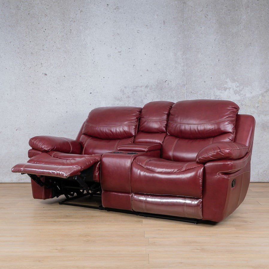 Geneva 2 Seater Home Theatre Leather Recliner Leather Recliner Leather Gallery Wine