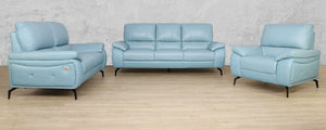 Maddox 3+2+1 Leather Sofa Suite - Available on Special Order Plan Only Leather Sofa Leather Gallery 