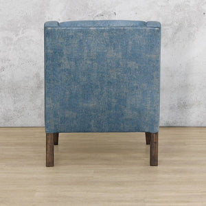 Julia Fabric Armchair - Peacock Blue Fabric Armchair Leather Gallery 