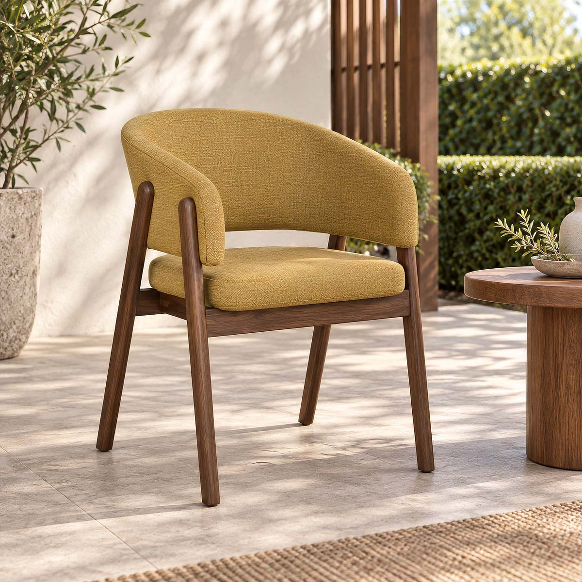 Petra Chair - Dijon Yellow