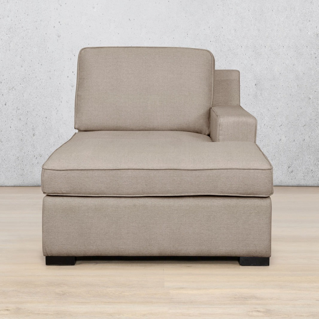 Rome Fabric Chaise Left Arm Fabric Sofa Leather Gallery Kenya Sand