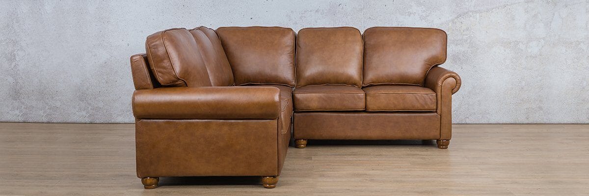 Salisbury Leather L-Sectional - 5 Seater Leather Sectional Leather Gallery 