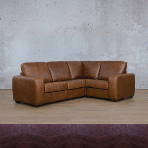 Stanford Leather L-Sectional 4 Seater - RHF Leather Sectional Leather Gallery Royal Coffee 