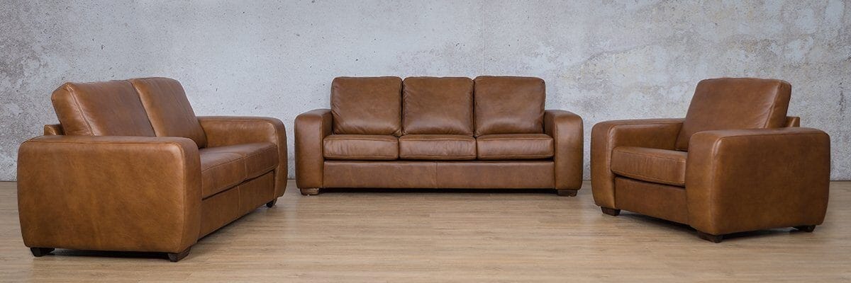 Stanford 3+2+1 Leather Sofa Suite - Available on Special Order Plan Only Leather Sofa Leather Gallery 