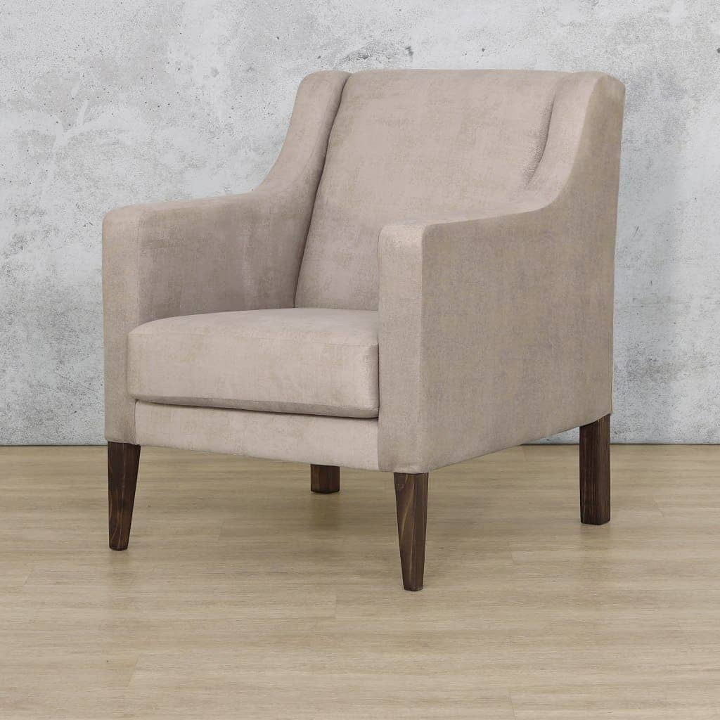 Julia Fabric Armchair - Stone Gold Fabric Armchair Leather Gallery 