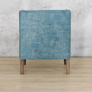 Julia Fabric Armchair - Turquoise Blue Fabric Armchair Leather Gallery 