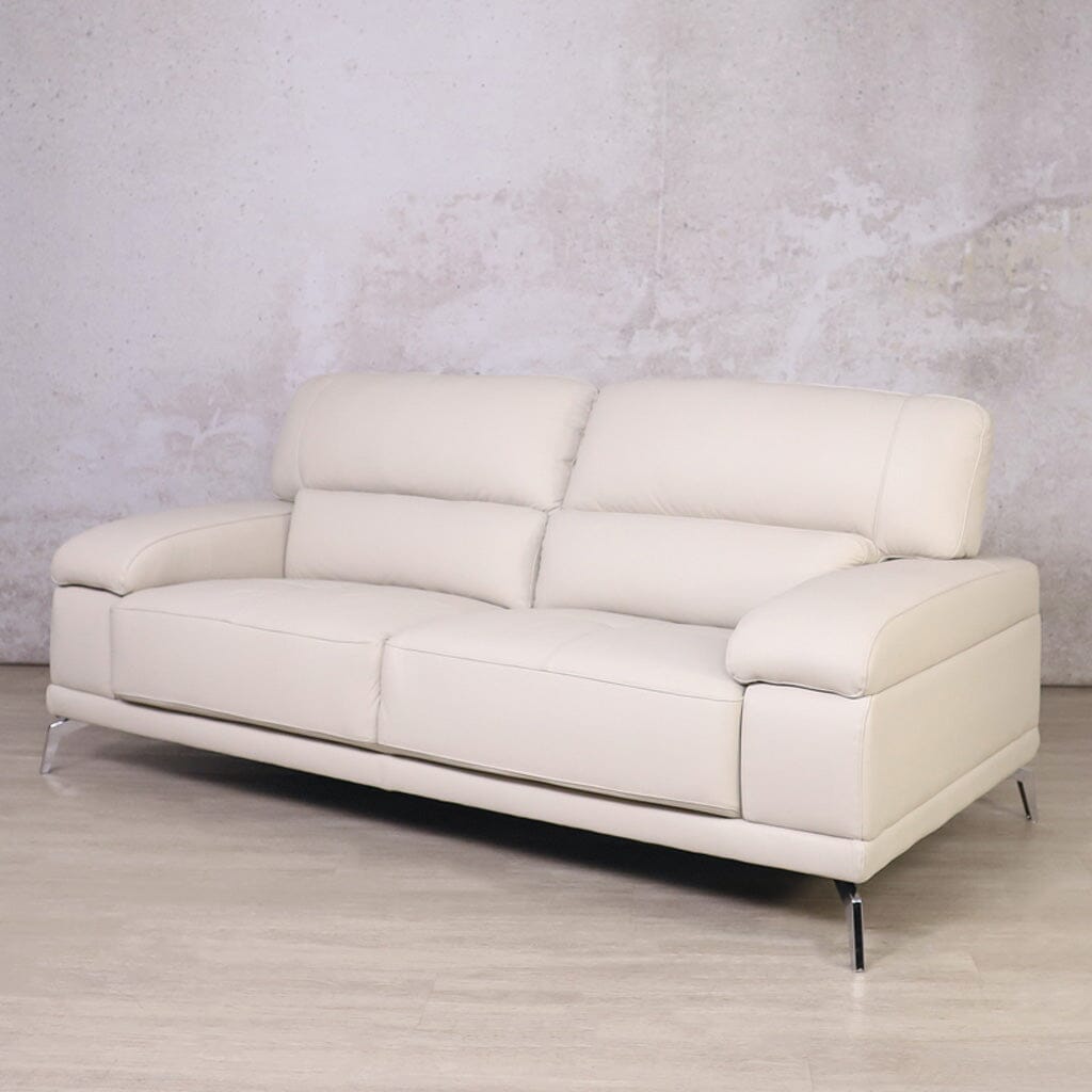 Adaline 3 Seater Leather Sofa Leather Sofa Leather Gallery-manatee-beige
