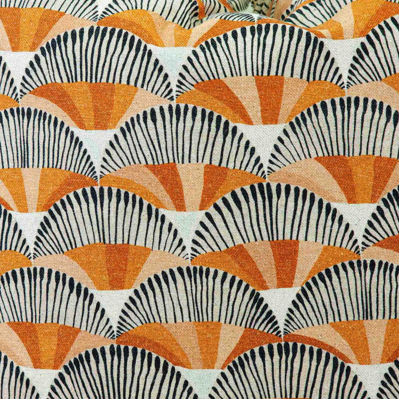 Close up of the Algeria Forest Rooibos cushion showing its smooth textured fabric. | Scatter cushions, cushions, chair cushions, lounge cushions.