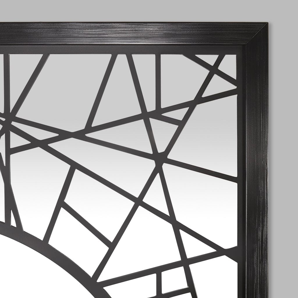 The Arcade Mirror in Black, is perfect for creating the illusion of space and adding a modern touch to your décor, this mirror is both stylish and functional.