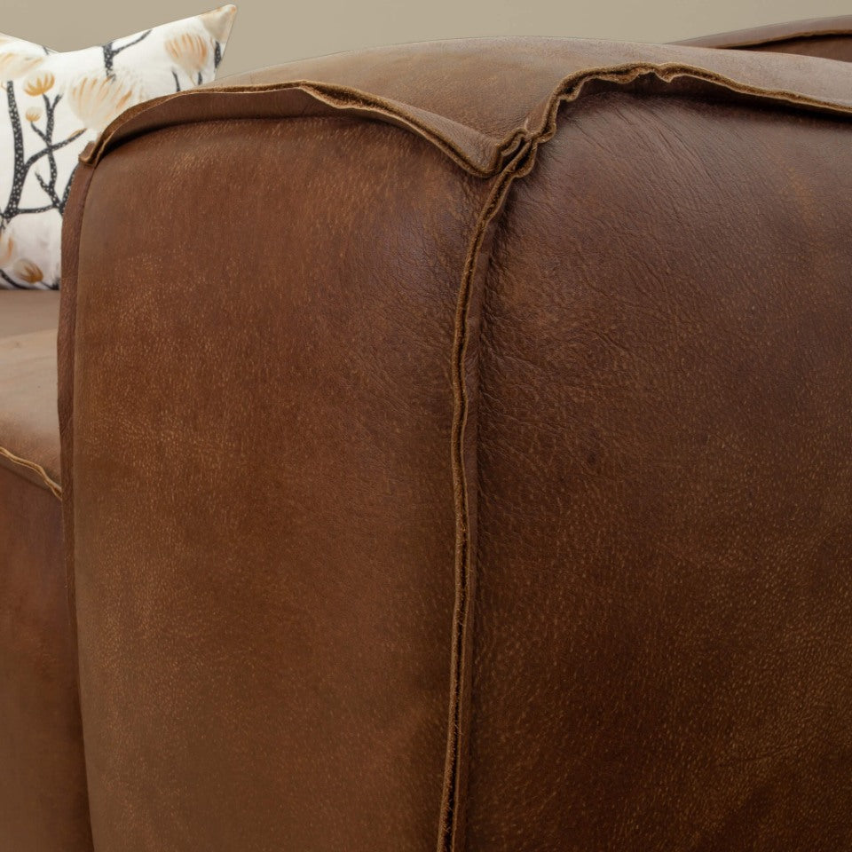 Austin Leather Couch Leather Couches Woodlands Spice