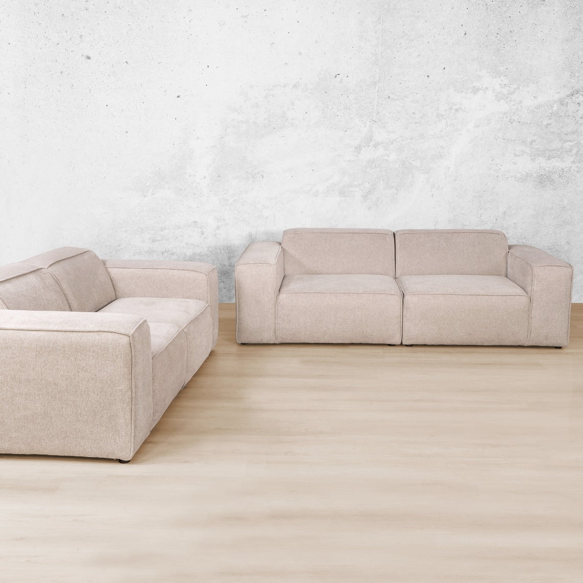 Discover Austin Fabric Couch -3s+2s Belle Beige - Leather Gallery