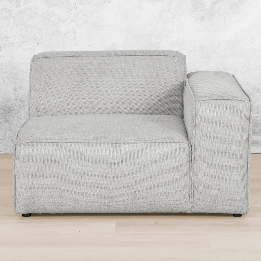 Discover Austin Fabric Couch - 1arm 1s- RHF -Bordeaux Grey