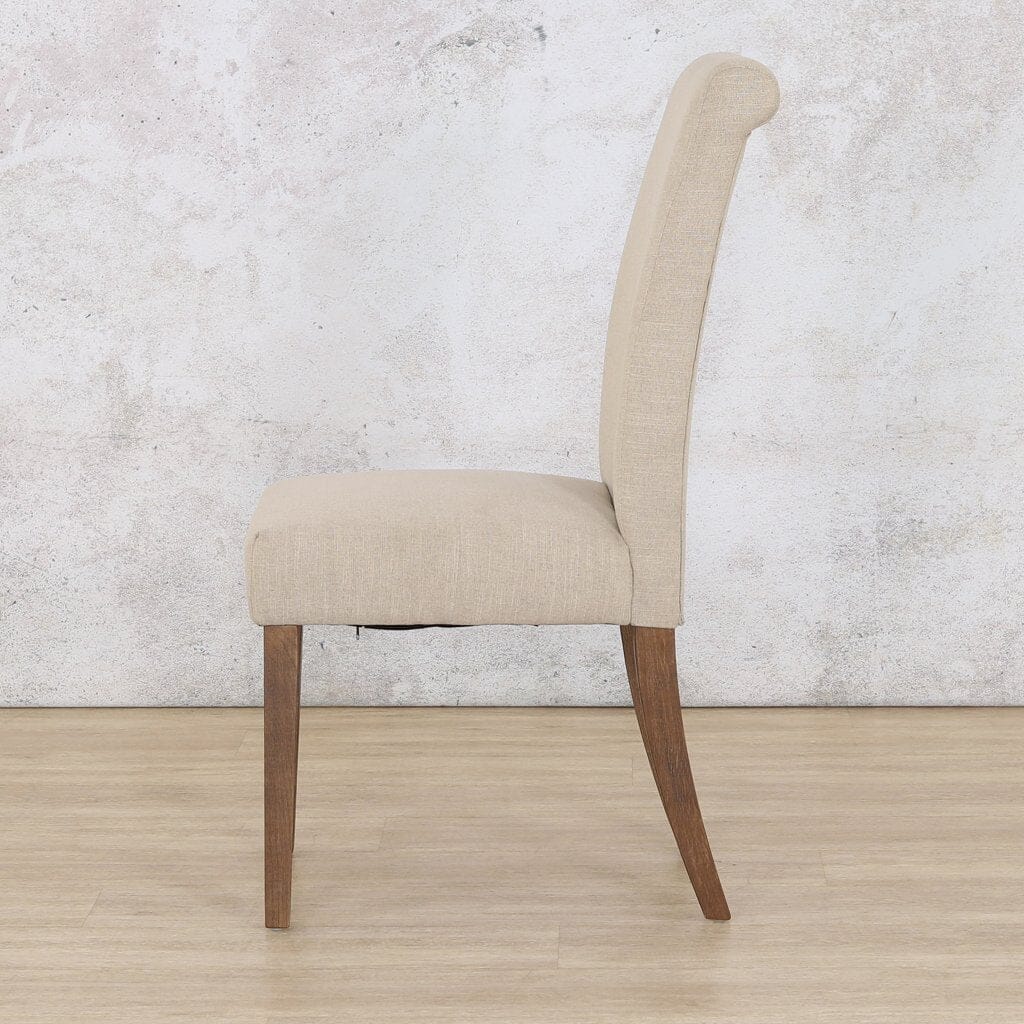 Baron Antique Dark Oak Dining Chair Dining Chair Leather Gallery