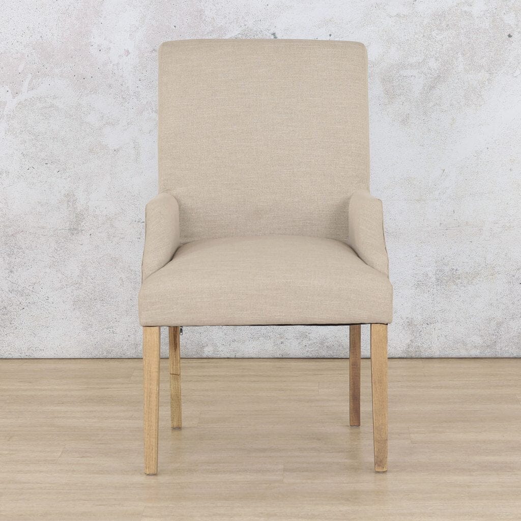 Baron Antique Natural Oak Carver Dining Chair Dining Chair Leather Gallery