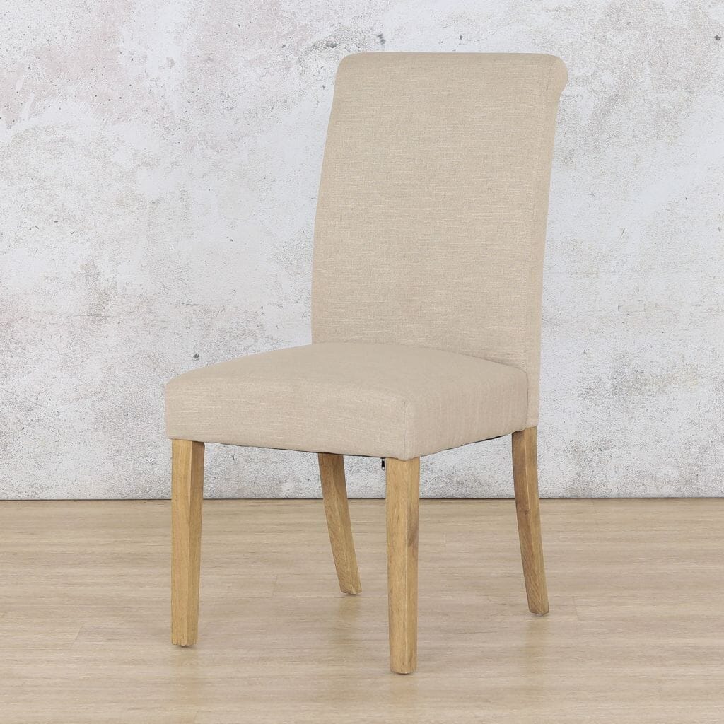 Baron Antique Natural Oak Dining Chair Dining Chair Leather Gallery
