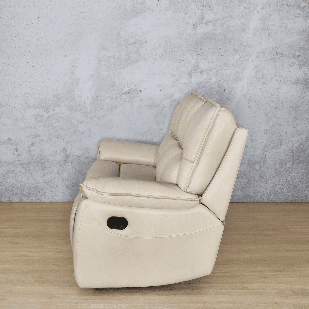 Bentley Leather Recliner 3 Seater Leather Recliner Leather Gallery Beige-g