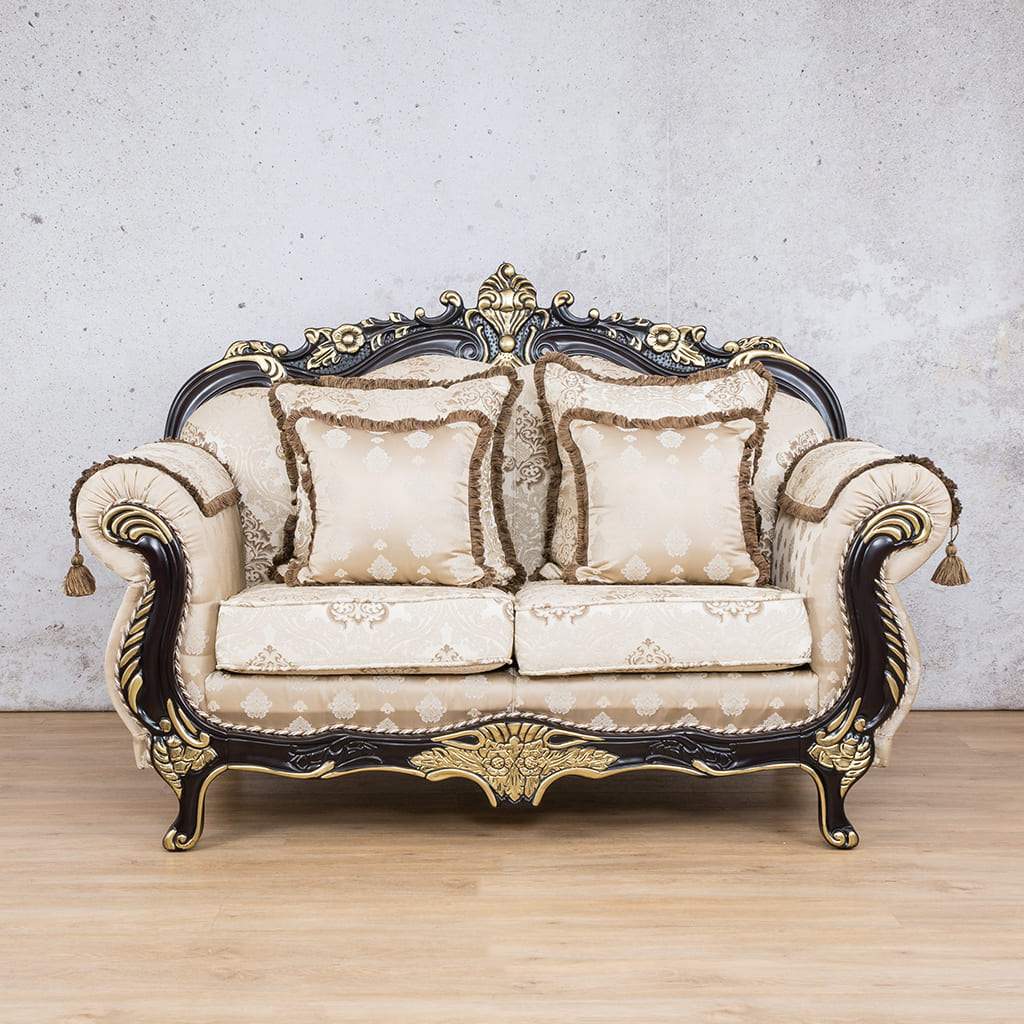 Berlin 2 Seater Fabric Sofa Fabric Sofa Leather Gallery Beige-B