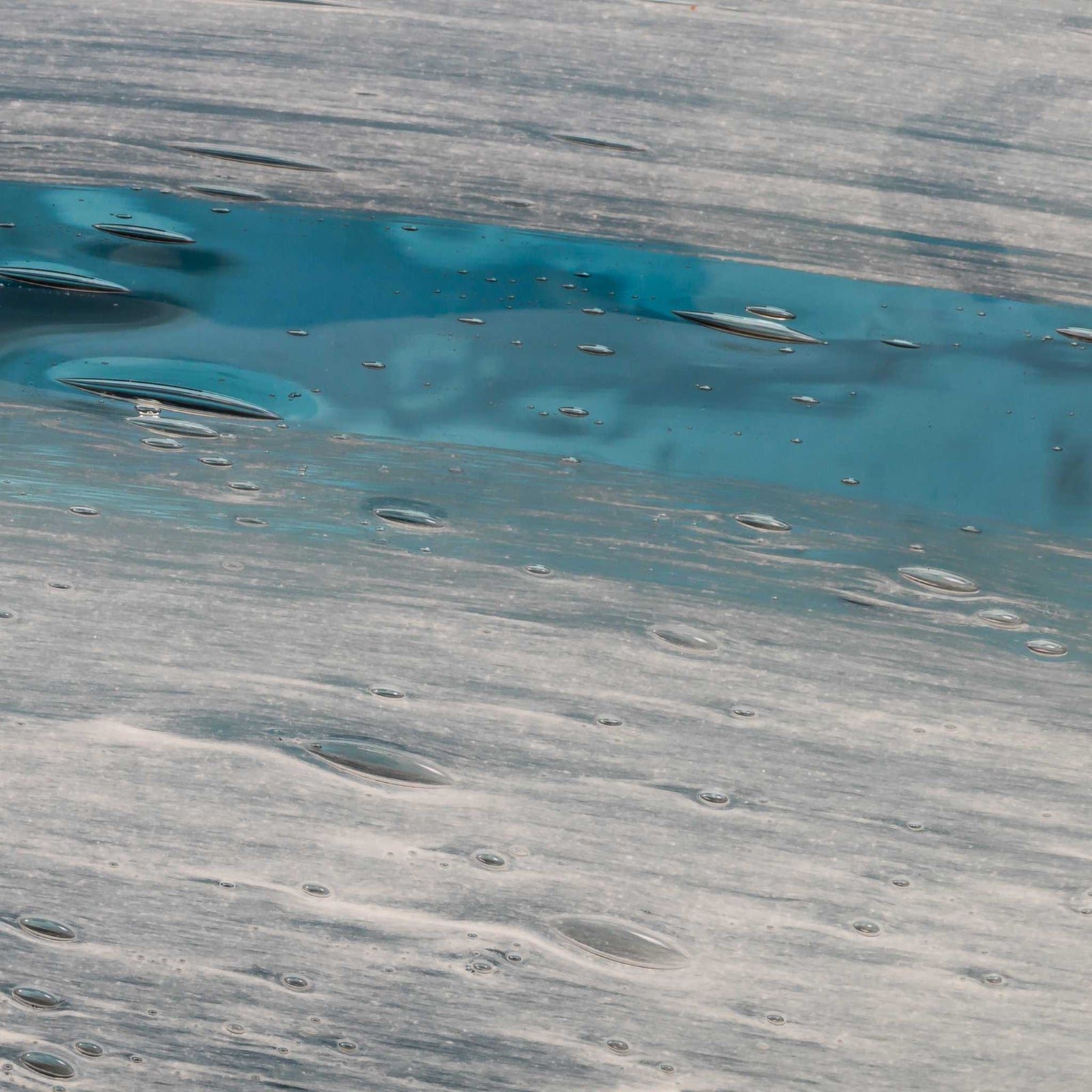 Blue Spinel Glass Bowl | Leather Gallery Decor