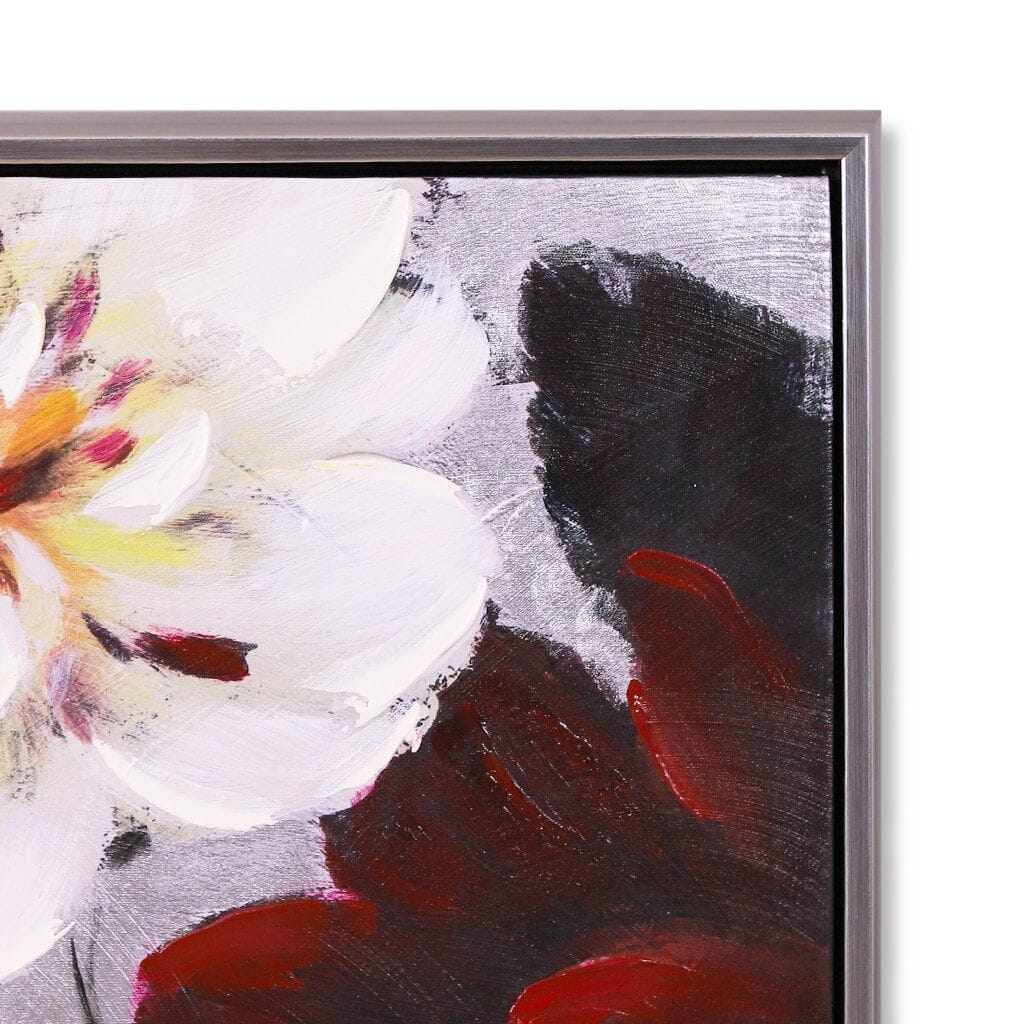 Burgundy Blooms I - 1500 x 760 Painting Leather Gallery