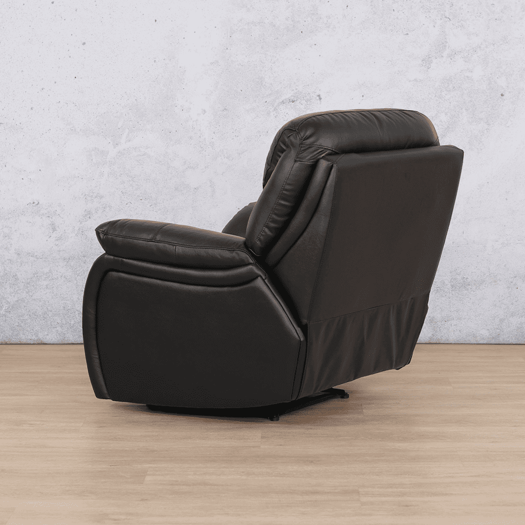 The Cairo black single recliner chair makes an ideal addition to any reading nook, offering ergonomic support and a manual recline function for cosy relaxation.
